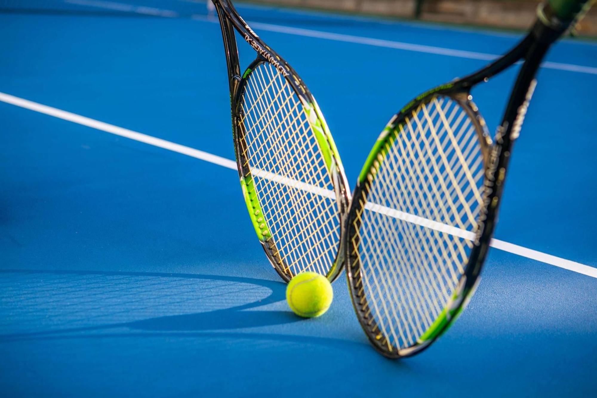 ホテル メリア ジャルディム ヨーロッパ サンパウロ エクステリア 写真 Tennis ball and rackets